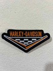 Harley-davidson 4 In  Embroidered Nostalgia H-d Checker Tri Emblem Sew-on Patch