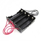 For 4x 18650 Rechargeable Battery Plastic Battery Holder Storage Box Case