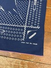Kapital Fastcolor Cotton Selvedge Rat Bandana Mt Fuji Mirrored Navy Smiley Polka