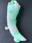 Chinese Hand Carved Jadeite    Scholar Object   Utility Ornament