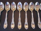  1  Chrysanthemum By Tiffany Co Sterling Flatware Ice Cream Spoon 5 7 8 mint