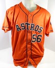 2013-19 Houston Astros  56 Game Used Orange Jersey Nameplate Removed 48 Dp25524