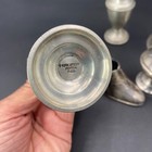 Lot Of 6 Vintage Antique Metal Shakers Shoe Vase Kitchen Various Silver Pewter