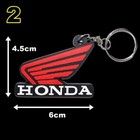 K12 Honda Keychain Keyring Rubber Key Chain Car Motorcycle Gift Metal Pendant
