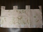 Lambs   Ivy Bird Print Window Valance Baby Nursery Room Pink Satin 52  X 12 