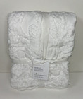 Pottery Barn Isabelle Candlewick Embroidered Cotton 72  Shower Curtain White