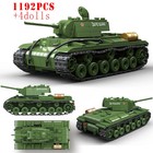 Russian Heavy Tank Building Blocks T-34 Kv-1  World War Military