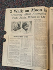 New York Newsday-men Walk On The Moon-july 21 1969 Complete Newspaper Vintage