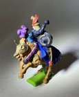 1971 Britain s Mace Knight On Horse Diecast Base Vintage Figure Deetail England