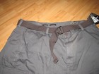 Nwt New Ecko Unltd Men s Big 52 Gray Belted Cargo Shorts Classic Fit Cotton 11 5