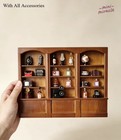 Miniatures 1 12 Scale Kit Display Cabinet Dollhouse Furniture Villa