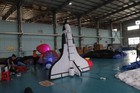 10ft Tall Inflatable Space Shuttle Spaceship Rocket Ship Model For Advertising