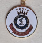 Salvation Army Regional Bible Bowl Blood And Fire Medal With Red Ribbon Vintage