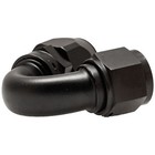 1pcs 12an Hose End Fitting 150 Degree Swivel For Cpe Braided Hose Black