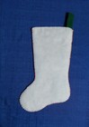 Lined Bucilla Felt Christmas Stocking  Finished  patchwork Poinsettia  