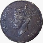1949 East Africa 1 Shilling - Copper Nickel Coin - King George Vi - Nice 