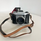 Vtg Ihagee Dresden Exakta 500 35mm Camera Carl Zeiss Jena Tessar 50mm 1 2 8 Lens