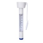 Portable Pp Thermometer With Lanyard For Swimming Pool Bath Fish Pond 0-50   