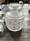 Crystal Clear Vintage Decanter Bottle With Stopper