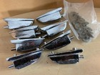 Ludwig Lot Of 8x Large Classic Lug Casing Parts Bass Drum Tom 60s Vtg Complete