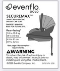 Evenflo Gold Securemax Infant Car Seat Base With Safezone Load Leg