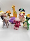 Nwt Jumbo Lot Of 8 Dakin Dream Pets  04 Reissue Velveteen Cow Donkey Kangaroo