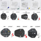 8 Model Crimping Jaws Dies Metal Replaceable For Multiple Crimper Tool
