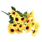 24 Heads Artificial Sunflowers Fake Flower Bouquet Garden Wedding-party Decor