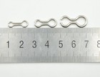 500pcs Stainless Steel Sinker Eyelets Size  1  2  3 Lead Weight Mold