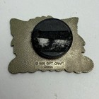 Vintage Kitty Cat Magnet Fridge Refrigerator Gray Cartoon Enamel