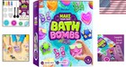 Creative Bath Fizzies Craft Kit For Kids - Stem Activity With 10 Bombs To Make 