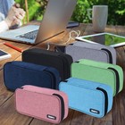 Big Capacity Pencil Case Large Pencil Bag Pouch Pen Case Pencil Marker Black