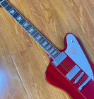 Vintage Fire Bird Cherry Red Electric Guitar Mini Hh Pickups 6strings Ship Us
