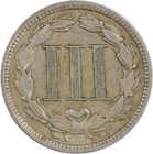 1889 Three Cent Nickel Ef Uncertified  726