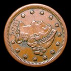 1854 Braided Hair Large Cent Penny ---- Nice Coin ----  031z