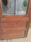 Vintage Antique Wood glass Exterior Storm screen Door   Local Pickup Only  