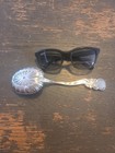 Marquis By Frank Whiting Sterling Silver Berry Spoon Flower 8 3 8 