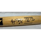 Mizuno World Win Professional Game Used Bat Signed Ben Davis   Glenn Davis
