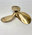 Authentic Brass Ship Propeller Fan 3 Blade Nautical Decor Marine Chic Salvage