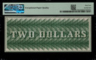 1862  2 Obsolete - Washington  Dc - Bullion Bank - Graded Pmg 64 Epq