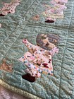 Handmade Baby Quilt Blanket Flannel Vintage