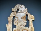 Rare Chinese Zhou Dy Old Jade Carved Person Dragon Design  pei  Pendant L 9 4 Cm