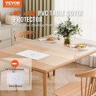 Frosted 1 5mm Pvc Table Cover 42x60 Inch Clear Protective Sheet