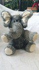 Dan Dee Collector s Choice Elephant Plush Stuffed Animal Toy Gray Tan 11 
