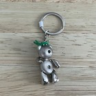 Vintage New York City Nyc Travel Souvenir Metal Keychain Key Chain Fob Love Bear