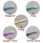 400pcs Micro Brushes Applicators Microbrush Dental Regular  Fine super Fine long