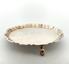 Tiffany   Co  Makers 925 Sterling Silver 6    Diameter 3-leg Tray 198g