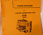 967-0225 Cummins Onan Parts Catalog Dje Series Electric Generating Sets Genset