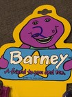 Vintage  93 Barney The Dinosaur Hard Plastic Figures Lot Of 3
