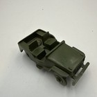 Vintage Marx Desert Fox Playset Dark Green Jeep
